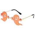 Ghost Rimless Fashion Cosplay Sunglasses Weekend Shade Sunglasses