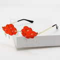 Clouds Rimless Lightning Pendant Sunglasses Weekend Shade Sunglasses