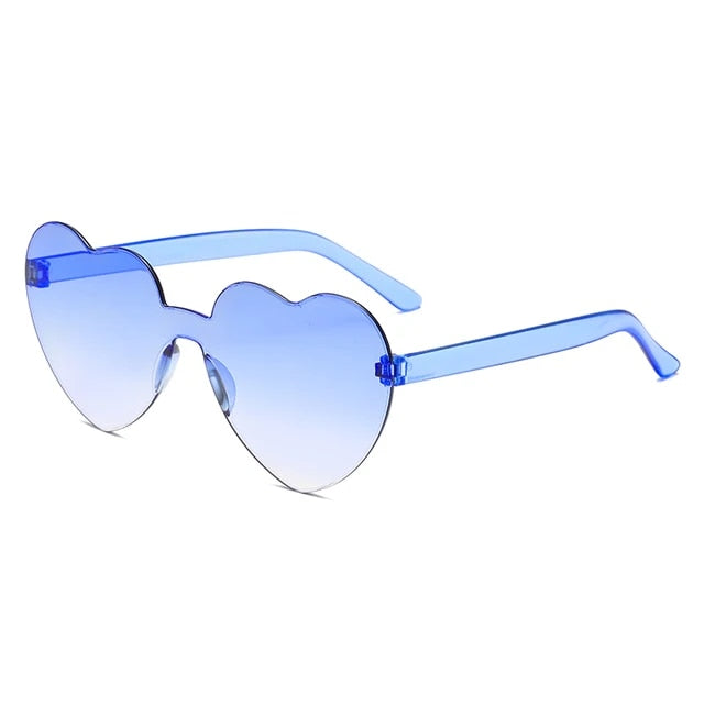 Candy Style Heart Shape Sunglasses