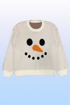 Snowman Knit Holiday Women's Sweater