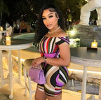 “Dinner & Movie” Women’s Off Shoulder Playsuit Romper