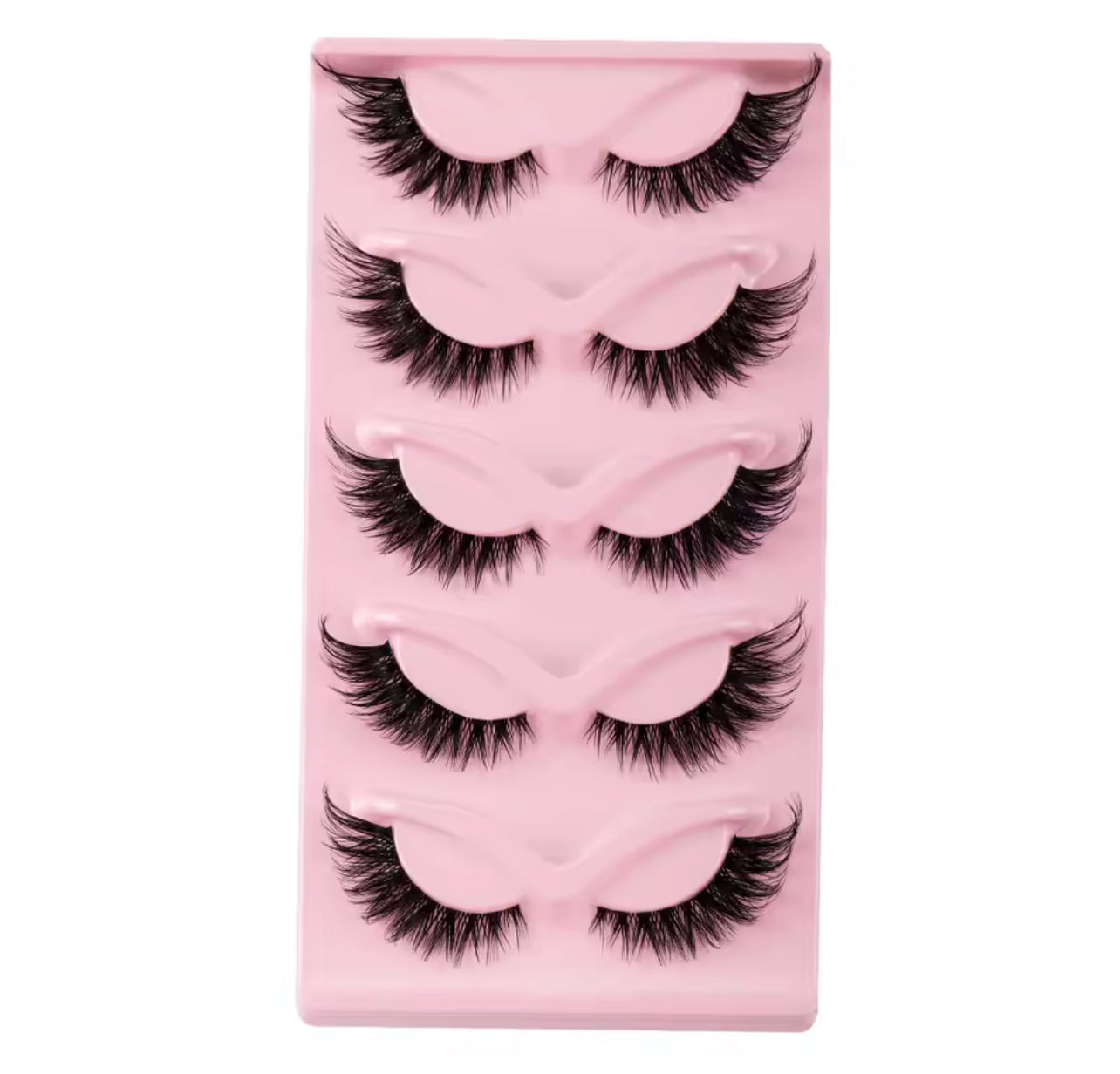 5 Pairs Cat Eye Lashes Faux Mink Eyelashes