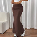 Women’s Elegant High-Waist Fishtail Skirt Weeknd Shop Online
