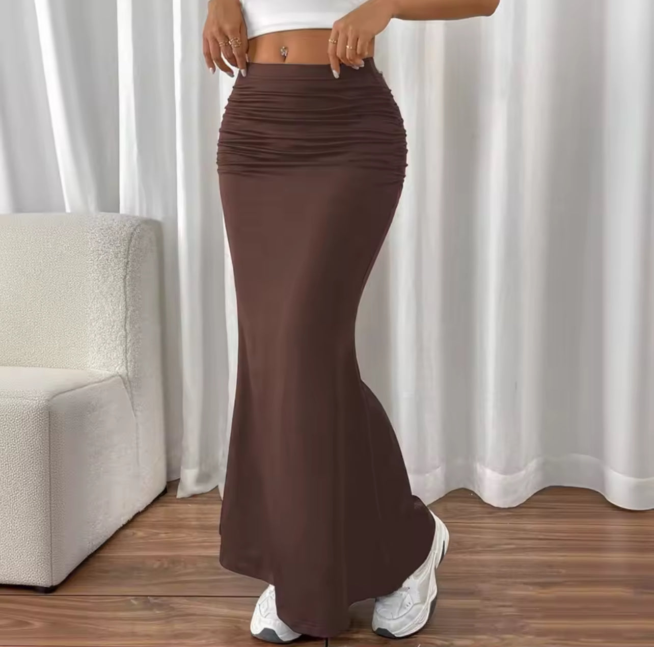 Women’s Elegant High-Waist Fishtail Skirt
