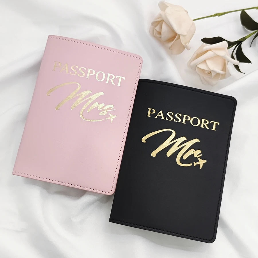 2pc Mr. & Mrs. Passport Card Holders Weekend Shade Sunglasses