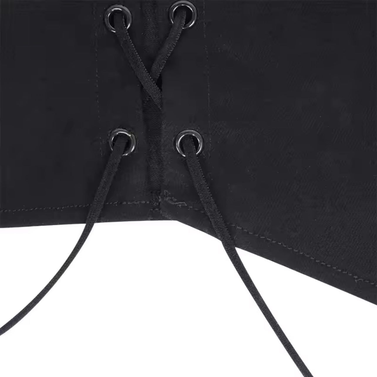 Sexy Adjustable Black Corset Top