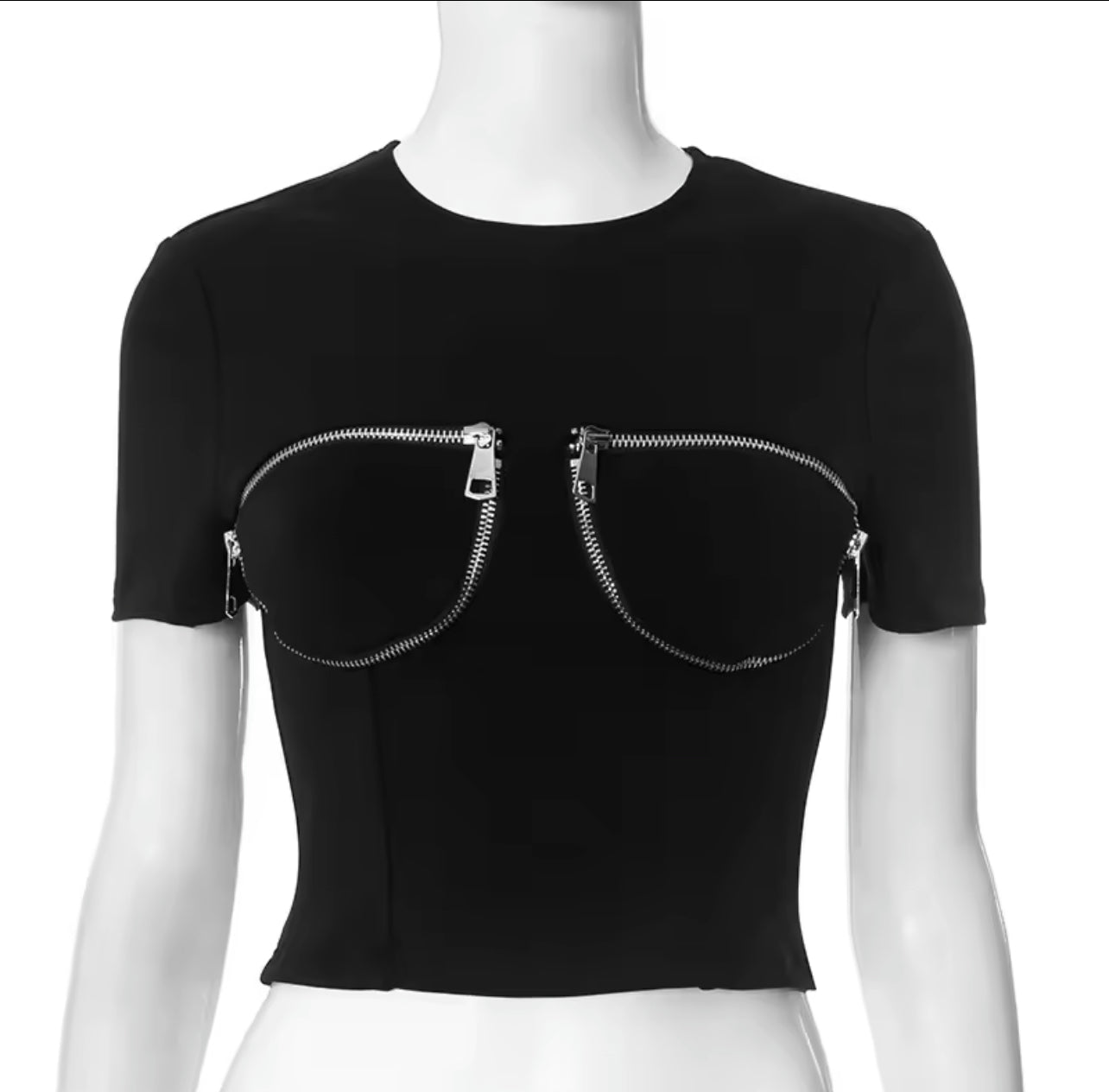 Tiana Women’s Fashion Short Sleeve Crop Top