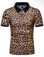Men’s Leopard Collar Shirt