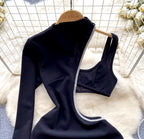 “Yala” One Sleeve Bodycon Dress