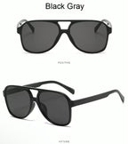 Vintage Retro Sunglasses 70s Yellow Tinted Aviator Large Sun Glasses for Women