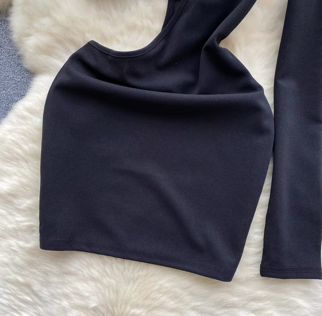 “Yala” One Sleeve Bodycon Dress