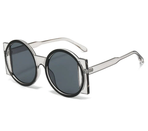 "City Life" Fashion Square Round Plastic Sunglasses Weekend Shade Sunglasses