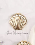 Golden Shell Double-Sided Makeup Mirror Weeknd Shop Online