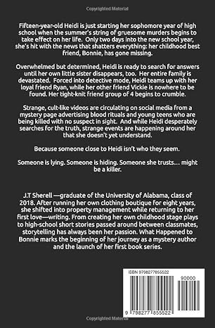 What Happened To Bonnie: Part 1: Mystery
