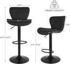 Nalupatio Modern Bar Stools Set of 2 Weeknd Shop Online