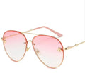 Luxury Brand Designer Rimless Sunglasses for women Weekend Shade Sunglasses