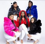 Women's Winter Fluffy Faux Fur Coat with Hood Weeknd Shop Online