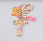 Summer Addition A-Z Letter Keychain