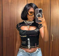 Trendy 2000s Style Graphic Crop Tee Weekend Shop