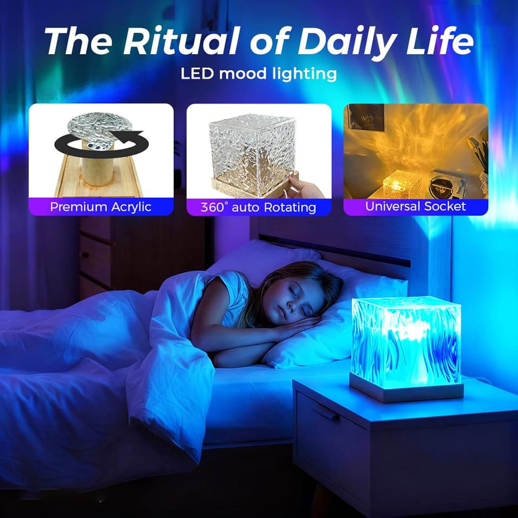 Lights Projector Lamp 16 Colors Ocean Wave
