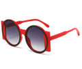 "City Life" Fashion Square Round Plastic Sunglasses Weekend Shade Sunglasses