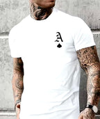 Men’s Casual As of Spades Crew Shirt - Weeknd Shop Online 
