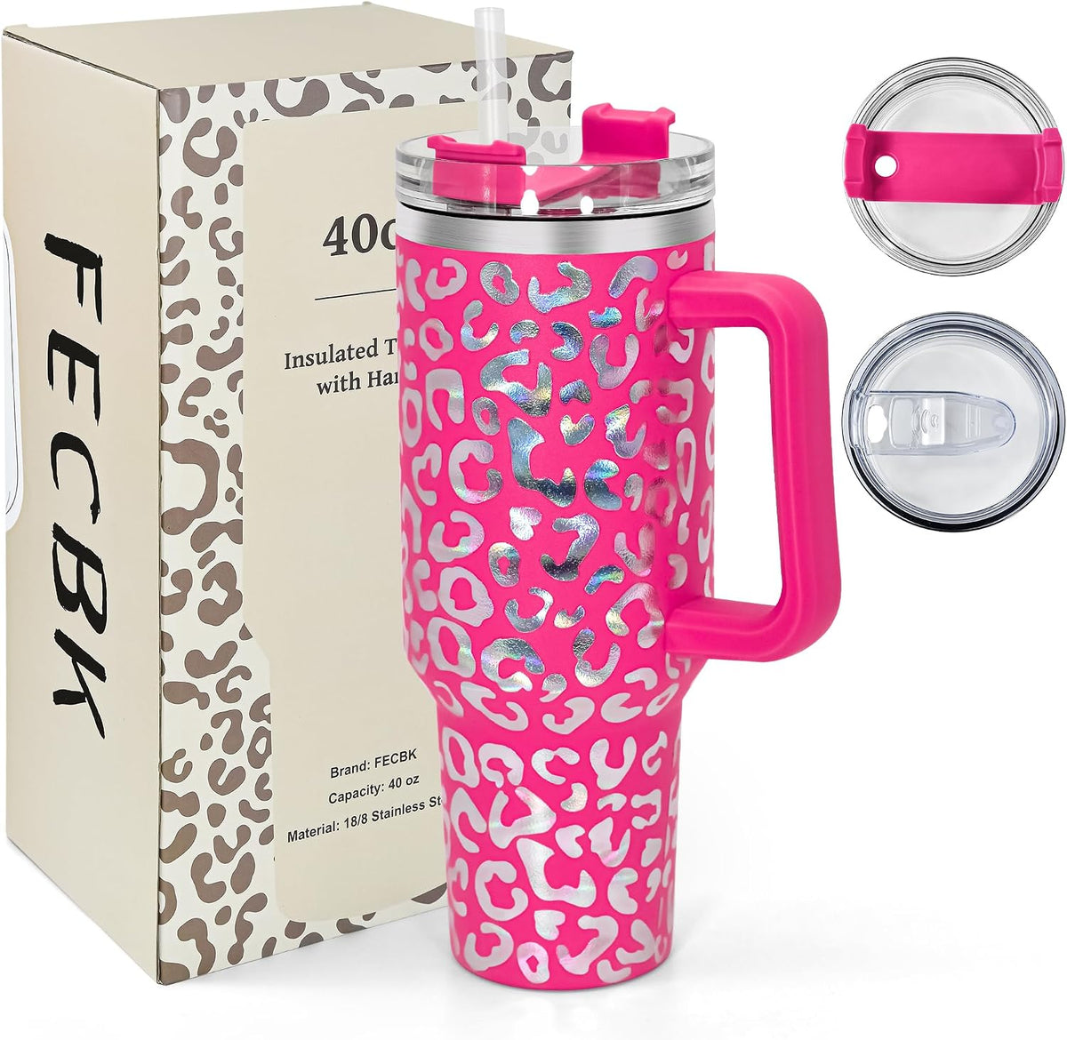 40oz Tumbler with Stainless Steele Straw