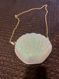 Glitter Seashell Crossbody Handbag