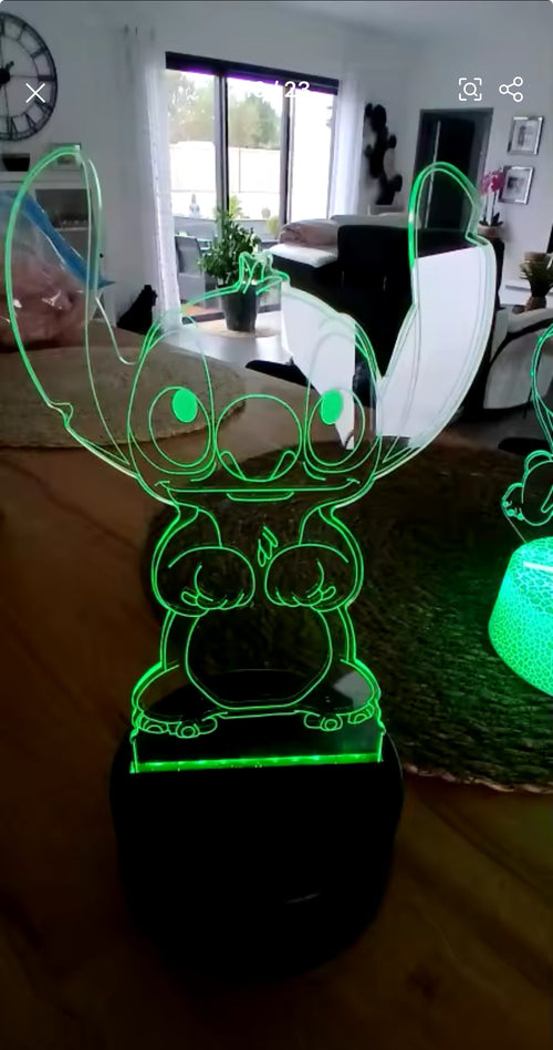 3D Illusion Stitch Night Light Weeknd Shop Online