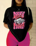 Dirrty Money Letter Women’s T-Shirt Weeknd Shop Online