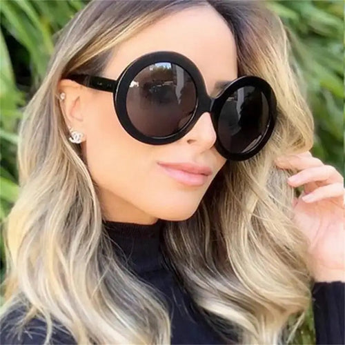"Funky" Round Plastic Sunglasses Weekend Shade Sunglasses