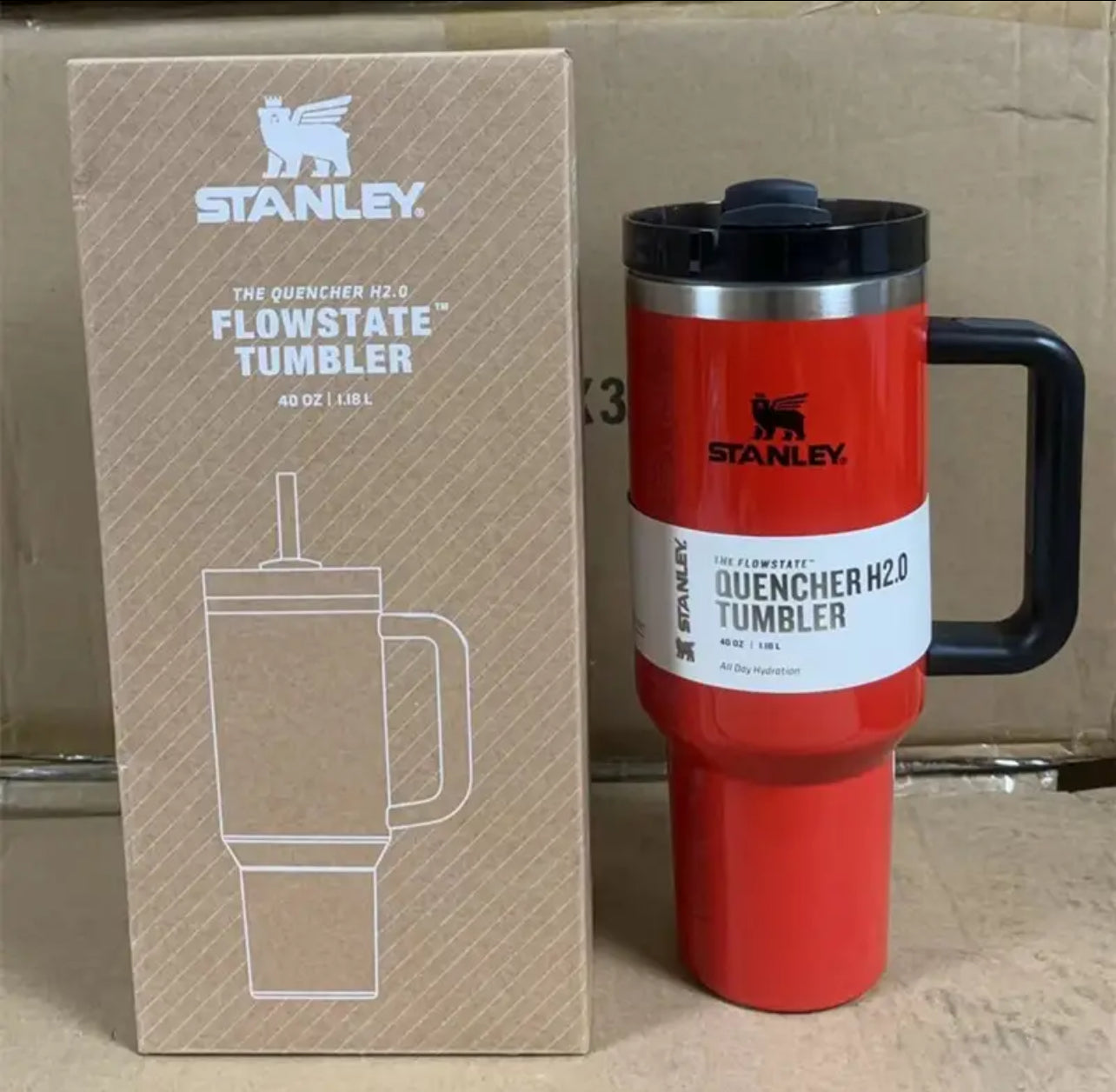 Stanley Quencher H2.0 FlowState Stainless Steel Vacuum Insulated Tumbler with Lid and Straw for Water, Iced Tea or Coffee
