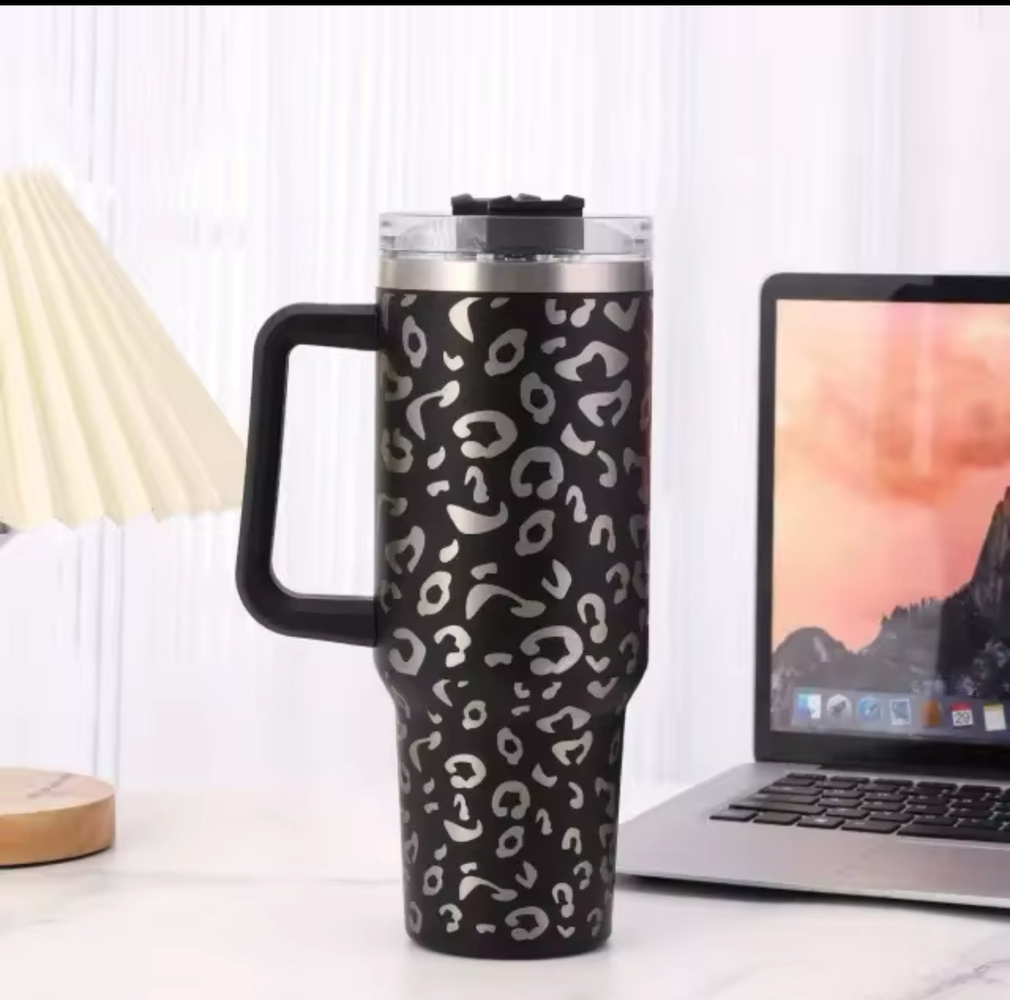 40oz Tumbler with Stainless Steele Straw Weekend Shade Sunglasses