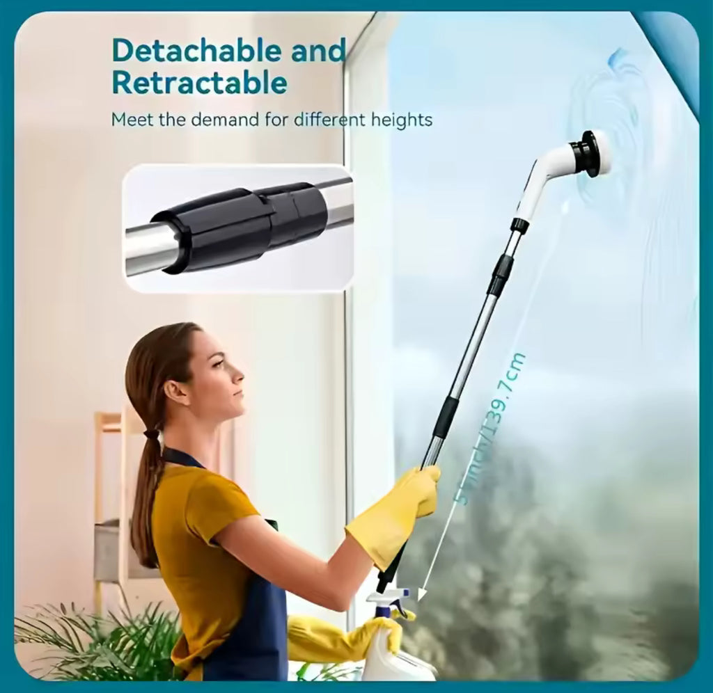 9 in 1 Electric Cleaning Brush Electric Spin Cleaning