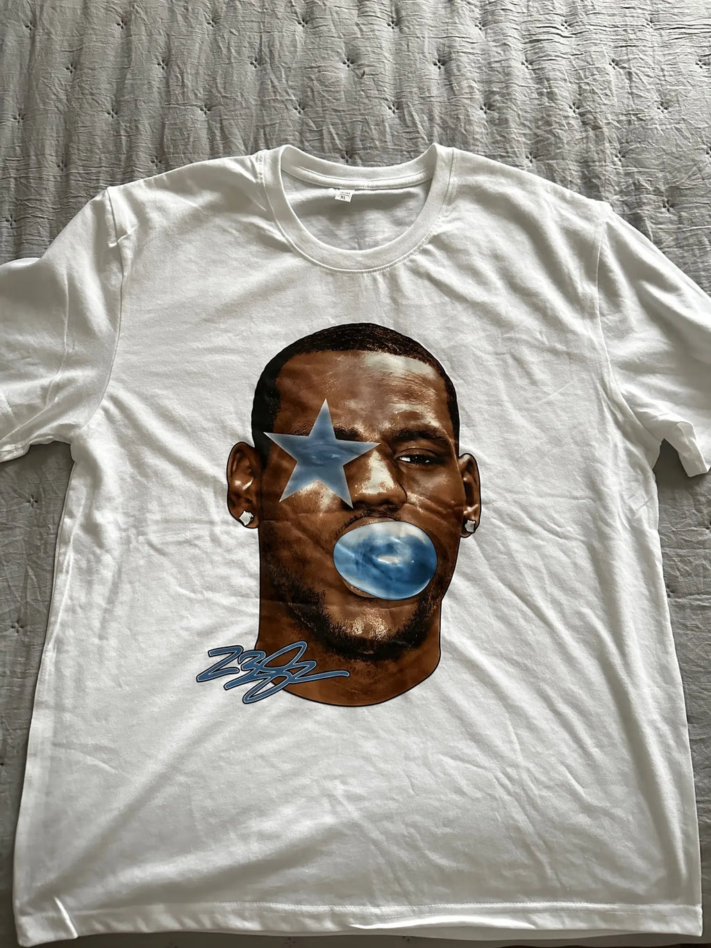 Lebron Star Basketball Star Streetwear Vintage Style T-Shirt Black