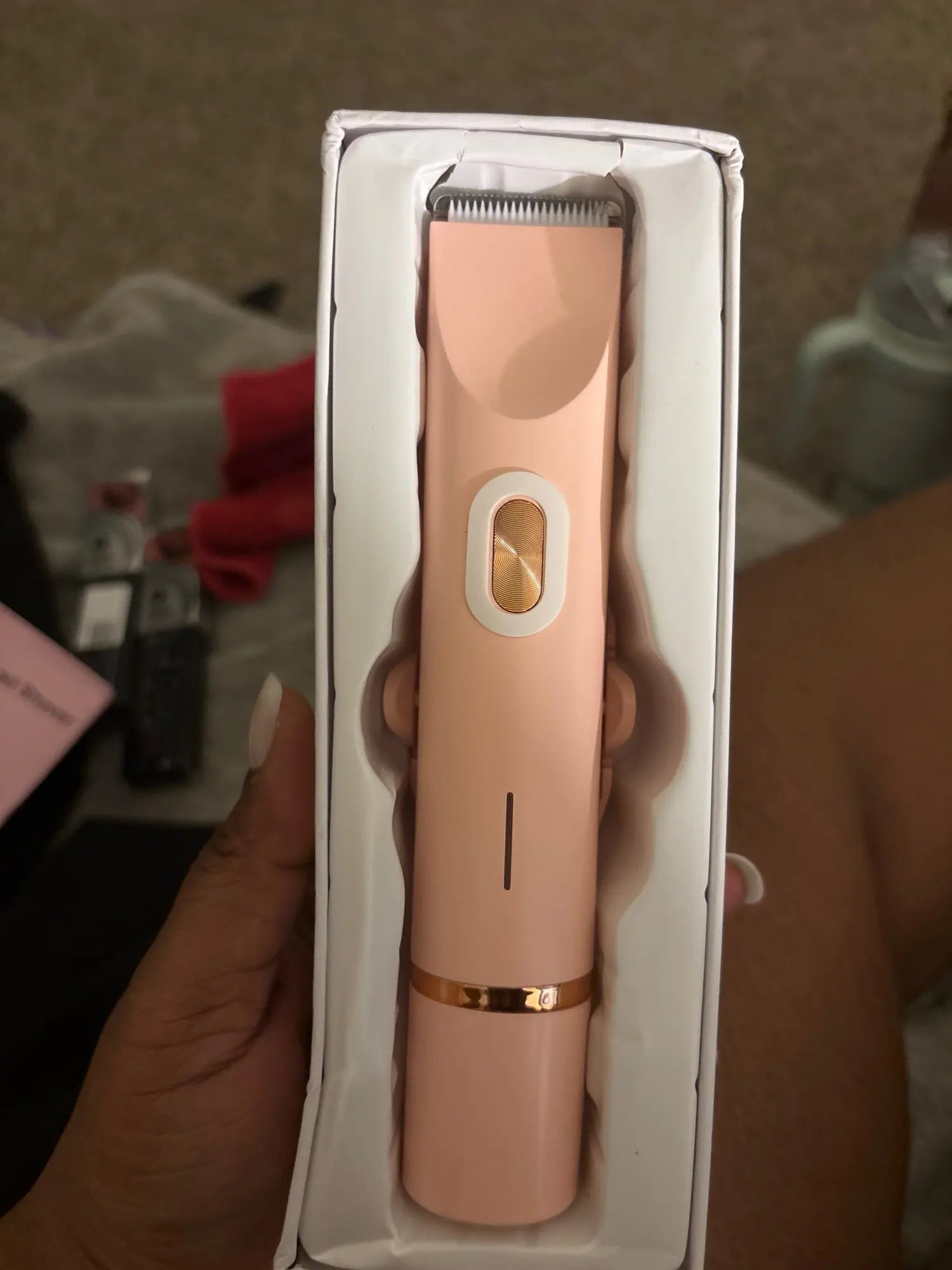 Pink 2-in-1 Waterproof Electric Shaver