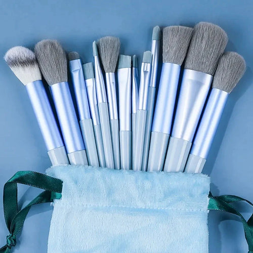 Blue 13PCS Makeup Brushes Set – Super Soft Detail Brushes Weeknd Shop Online