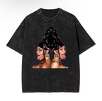 Cardi B x Meg WAP Washed T-Shirt