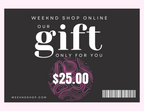 Weeknd Shop Gift Card