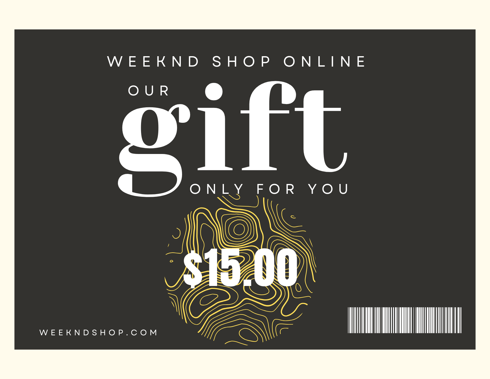Weeknd Shop Gift Card