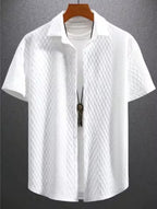 Men’s Summer Textured Shirt