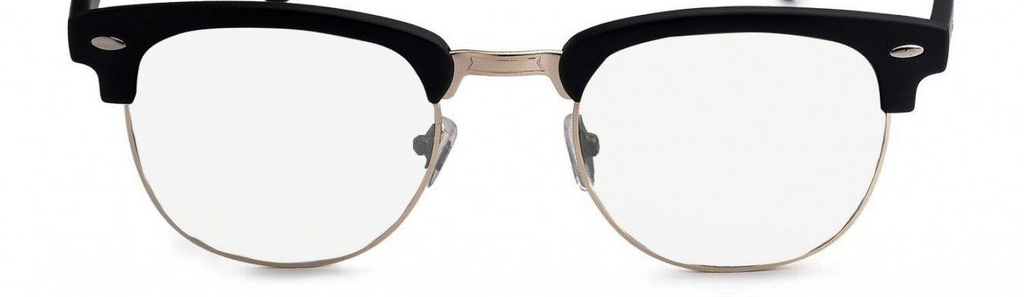 Club Master Inspired Glasses with Clear Lens