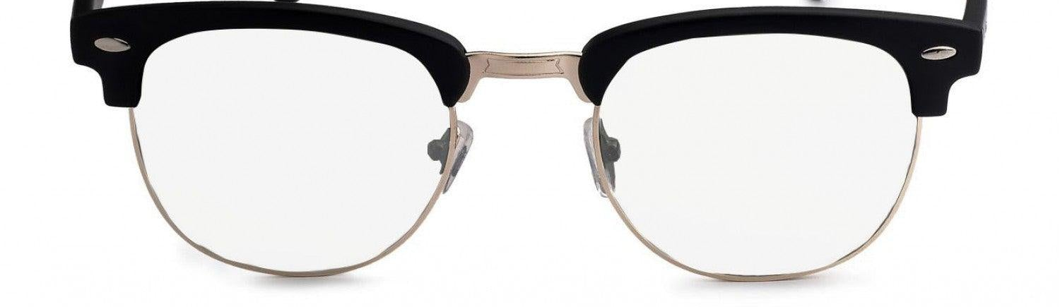 Club Master Inspired Glasses with Clear Lens