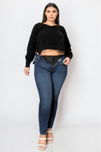 Chancy Corset Plus Super Skinny Jeans - Weeknd Shop Online
