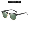 Polarized Sunglasses for Men and Women Semi-Rimless Frame Driving Sun glasses UV Blocking