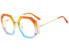 Large Polygon Anti Blue Glasses