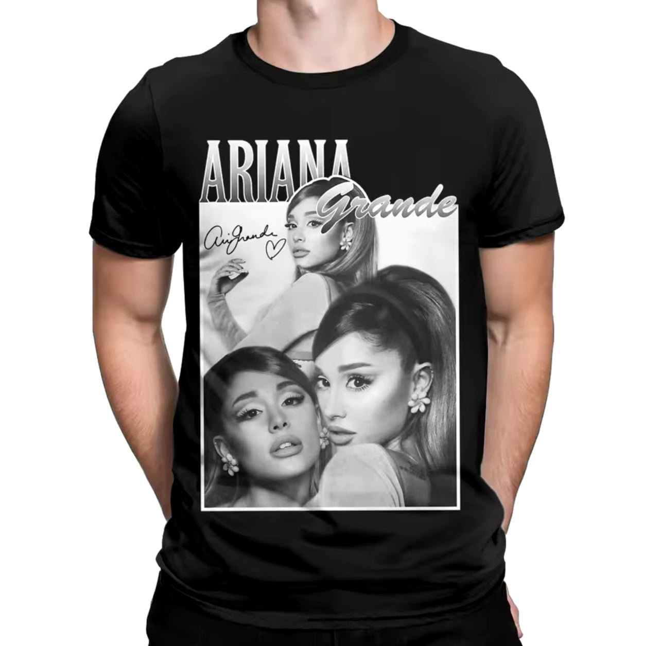 Ariana Grande Inspired Collage T Shirt