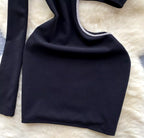 “Yala” One Sleeve Bodycon Dress
