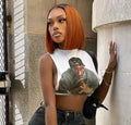 Sexy Tupac Rapper Inspired Crop Tee Weekend Shop