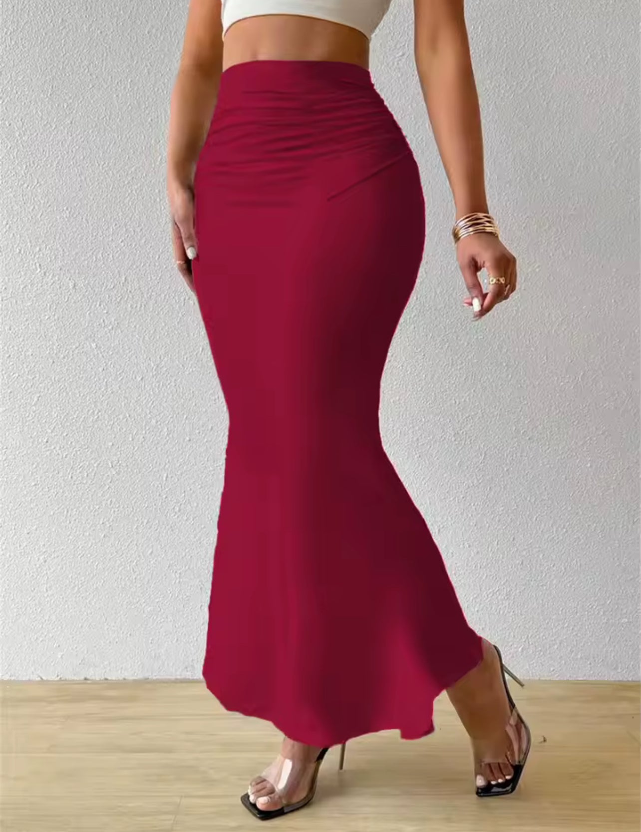 Women’s Elegant High-Waist Fishtail Skirt